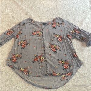 Torrid Floral Blouse